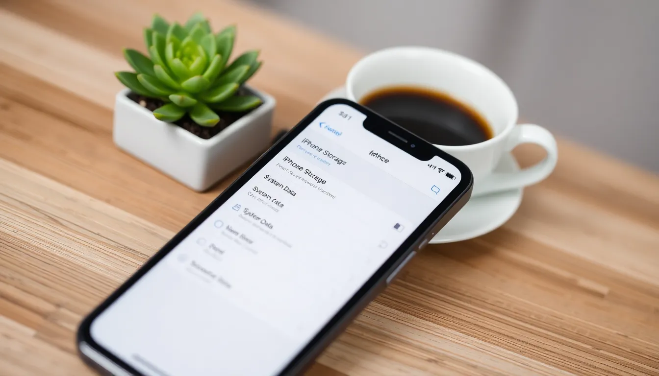 what does system data mean on iphone
